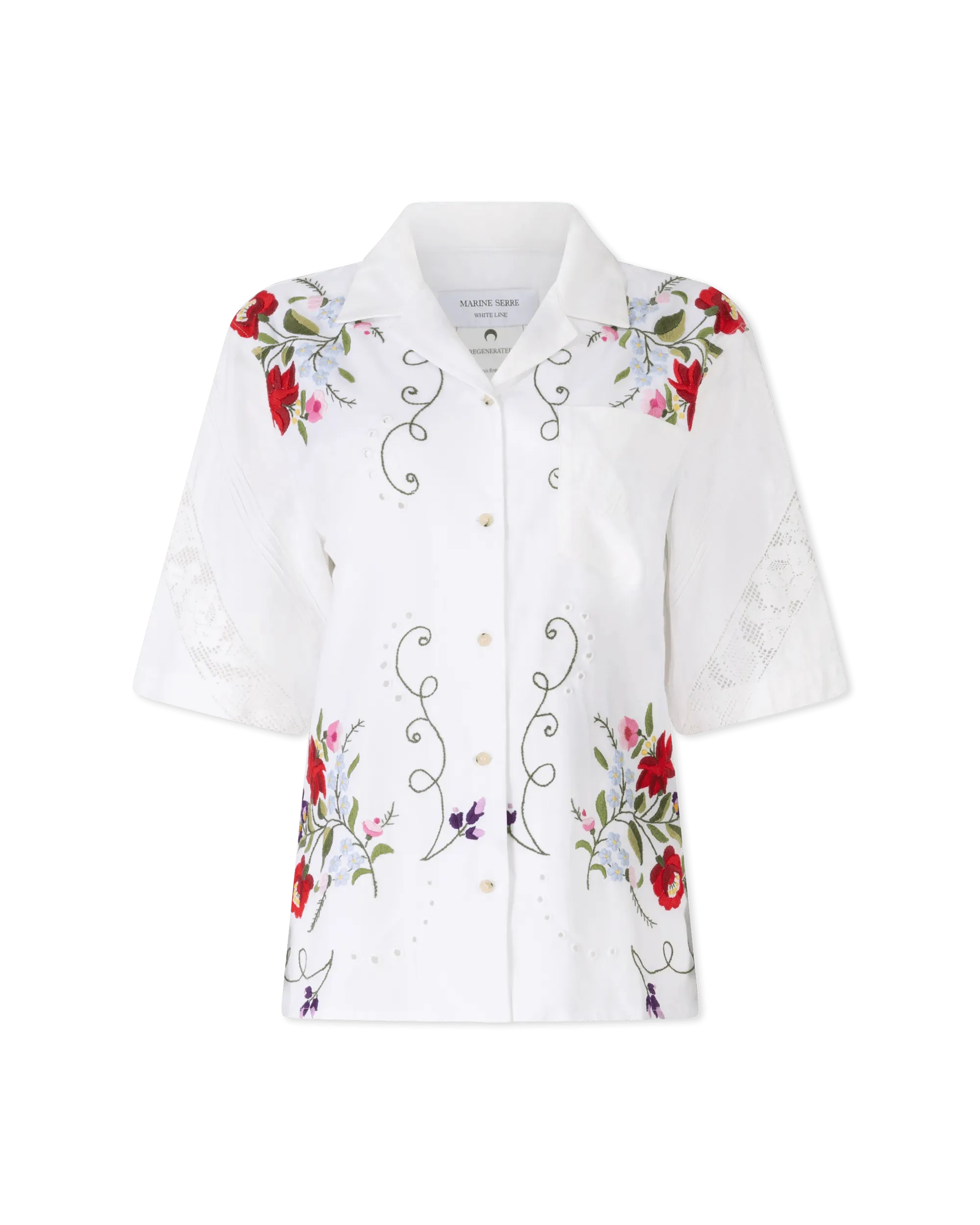 Embroidered Linen ShirtQuick-Dry Shirts