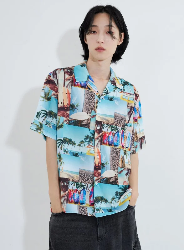 Graphic Shirt Unisex CU314Button-Up Shirts