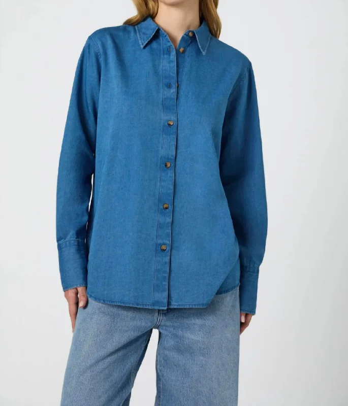 Zaves Chambray ShirtSatin Shirts