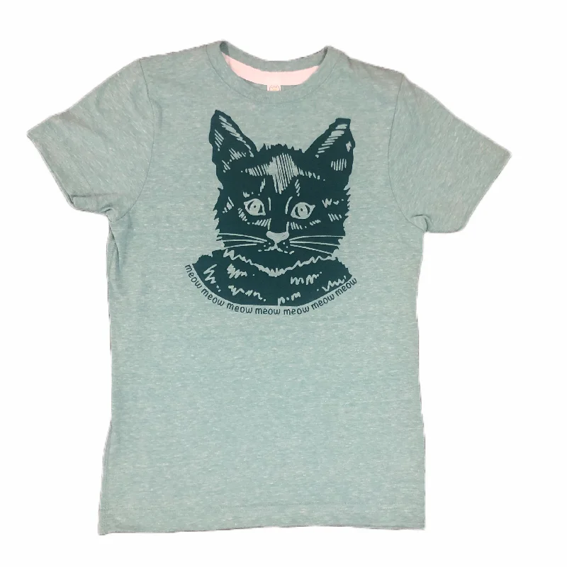 Hunting T-ShirtsMeow Cat T-Shirt - Seaside Green (Youth)