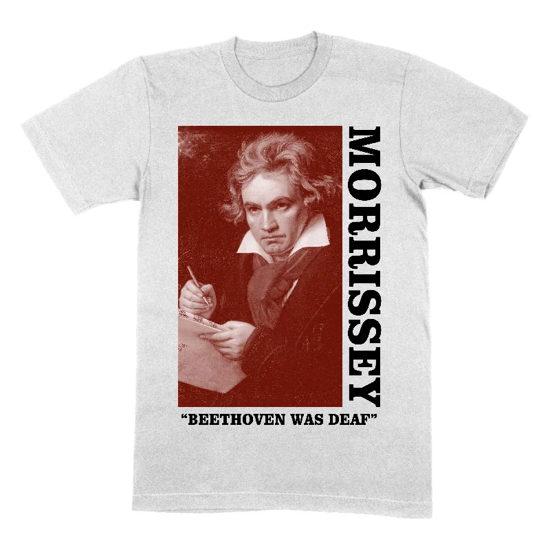 Athletic T-ShirtsBeethoven Was Deaf T-Shirt White