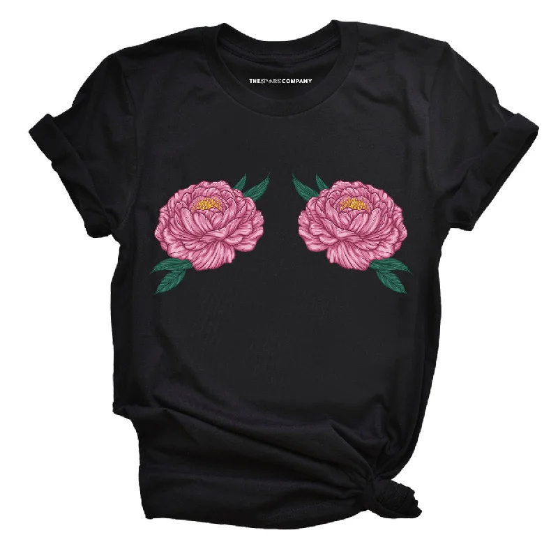 French Terry T-ShirtsFrida Floral Feminist T-Shirt