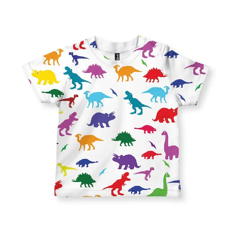 Organic Cotton T-ShirtsDino Print Kid's T-Shirt