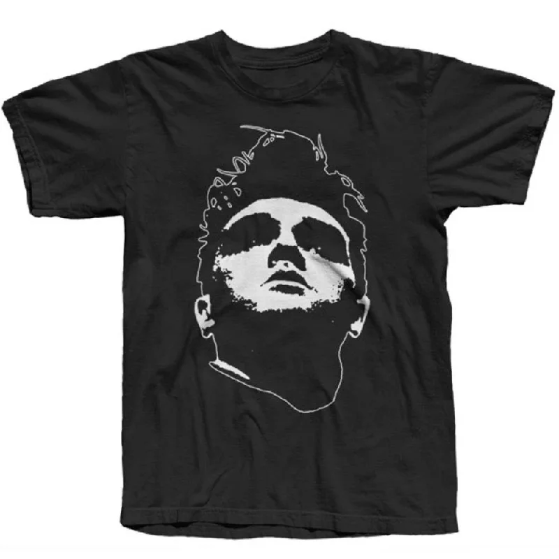 Hip-Hop T-ShirtsSILHOUETTE FACE T-SHIRT