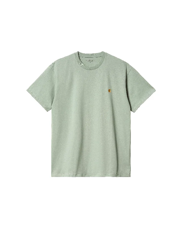 Work T-ShirtsS/S Chase T-Shirt - Glassy Teal / Gold