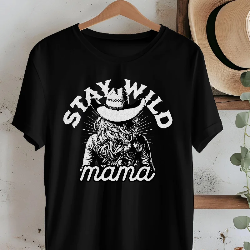 Outdoor T-ShirtsStay Wild Mama T-shirt