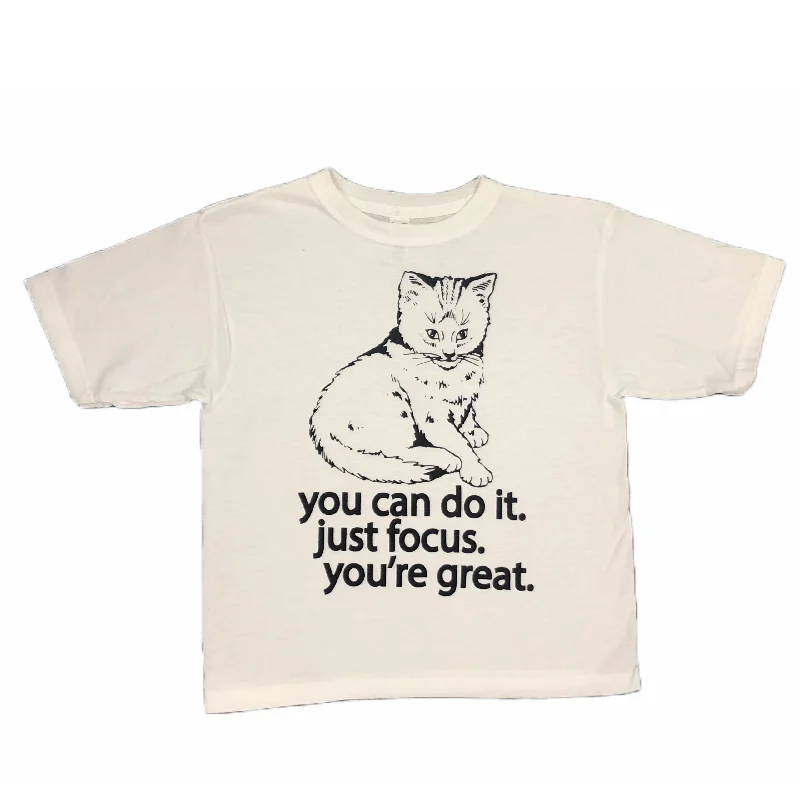 Hip-Hop T-ShirtsFocus Cat Youth T-shirt - Decorate It!