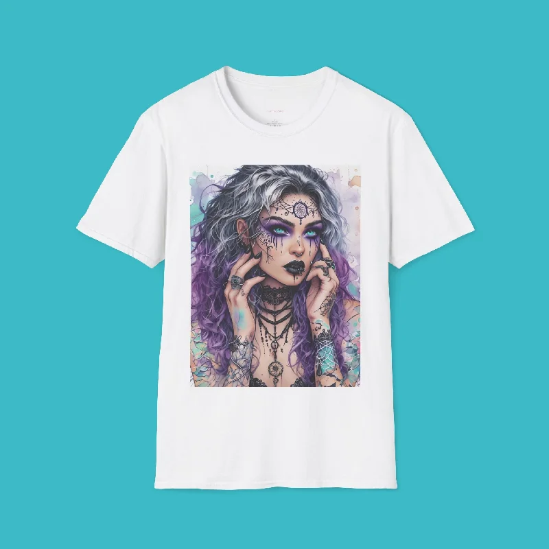 Tie-Dye T-ShirtsGothic Woman T-Shirt