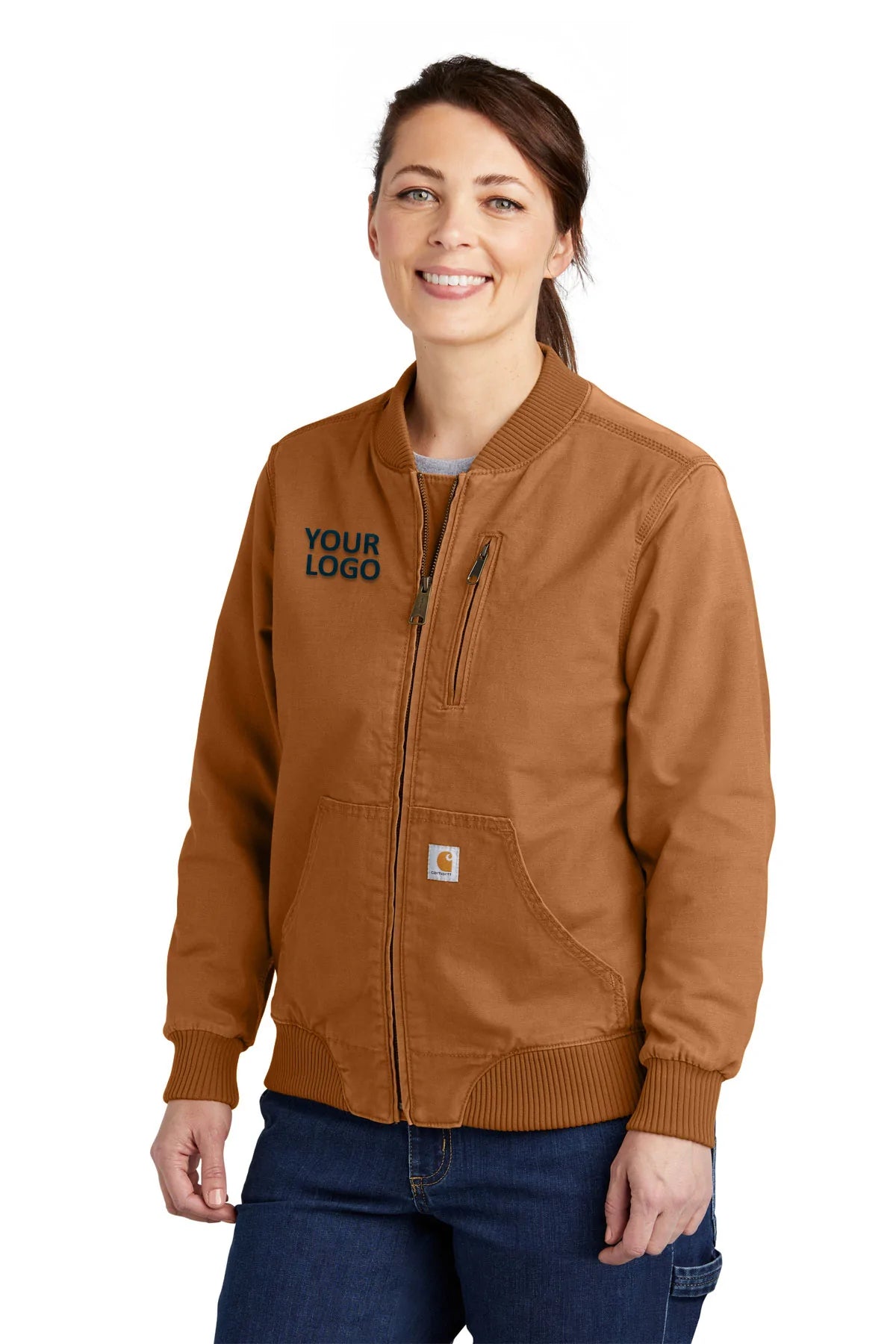 Glitter JacketsCarhartt Womens Crawford Branded Jackets, Carhartt Brown