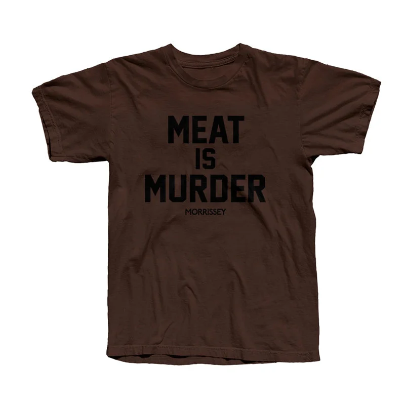 Compression T-ShirtsMEAT IS MURDER BROWN T-SHIRT