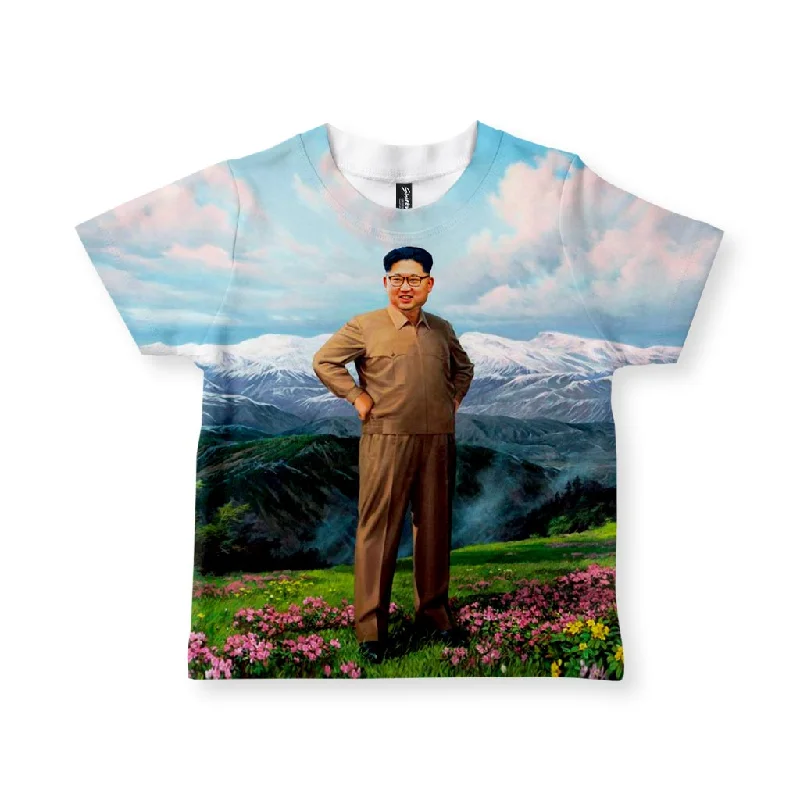 Recycled Fabric T-ShirtsGlorious Kim Jong Un Kid's T-Shirt