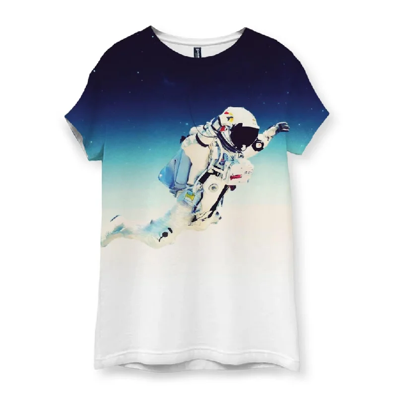 Hooded T-ShirtsFalling Astronaut Women's T-Shirt