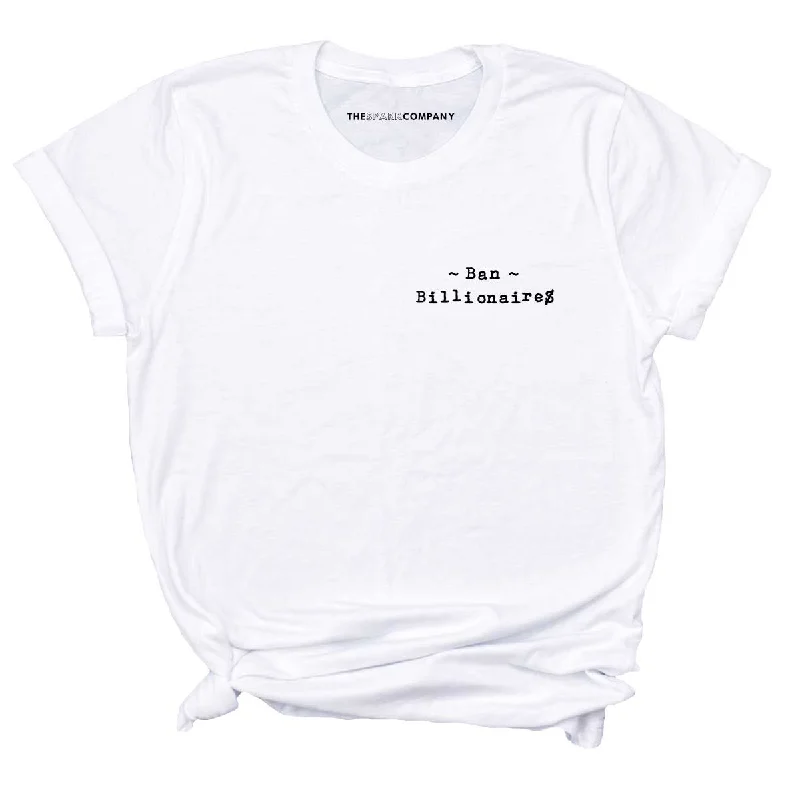 Studded T-ShirtsBan Billionaires Feminist T-shirt