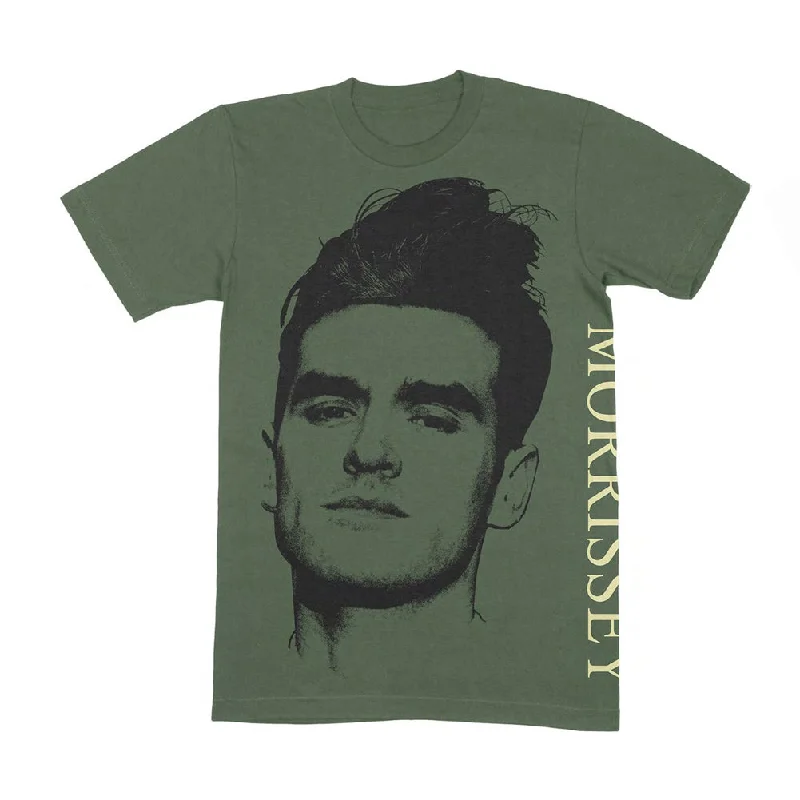 Lounge T-ShirtsFACE SIDE PRINT OLIVE T SHIRT