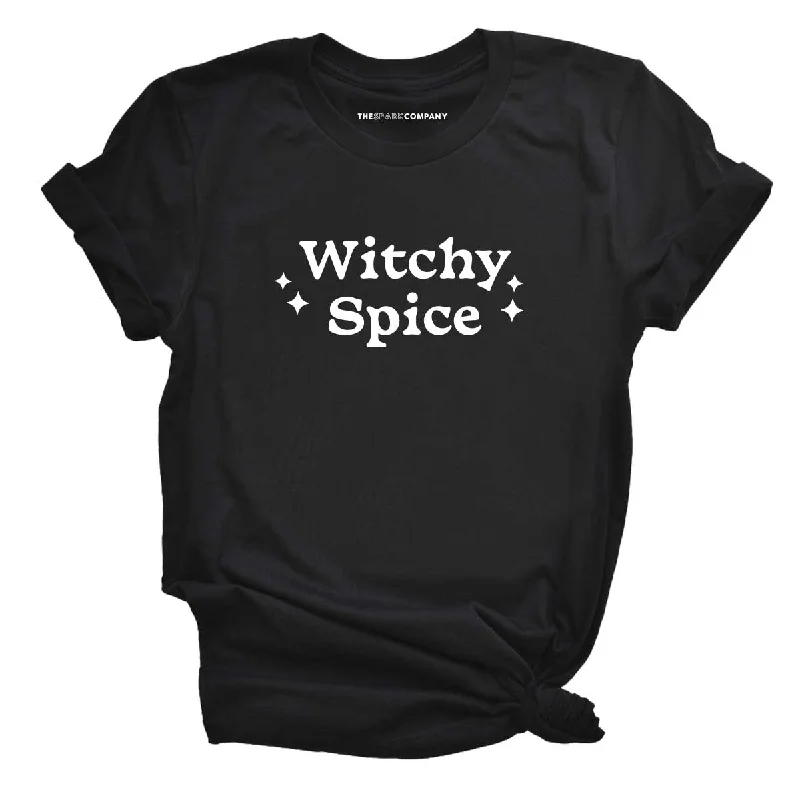 Embroidered T-ShirtsWitchy Spice Feminist T-Shirt