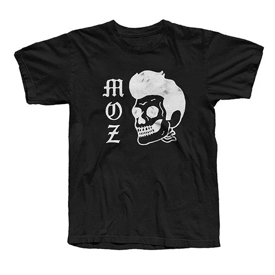 Athletic T-ShirtsMoz Skull Black Tee