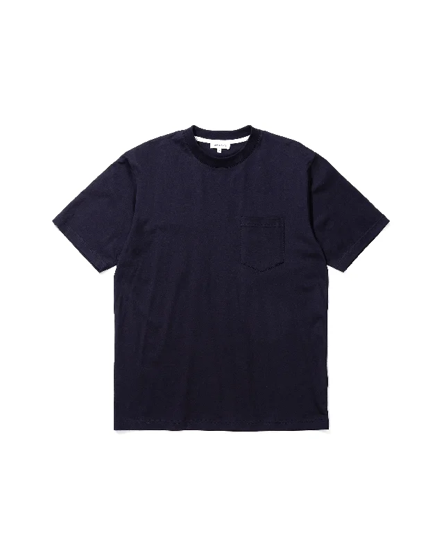 Hemp T-ShirtsJohannes Organic Pocket T-shirt - Dark Navy