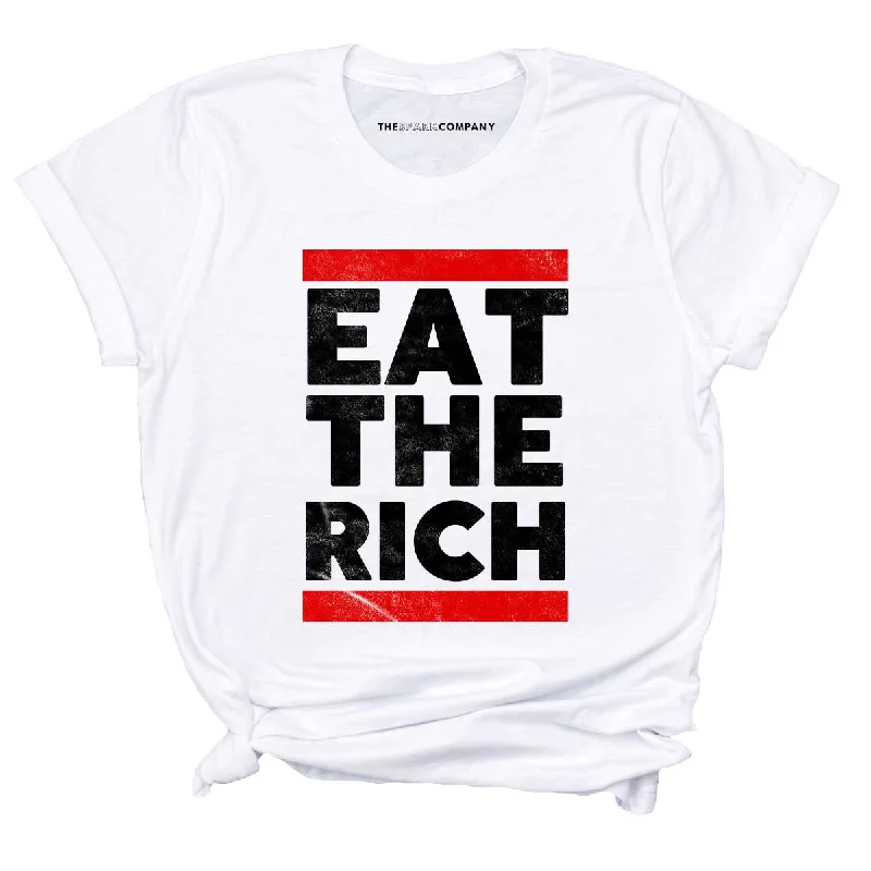 Ribbed Cuff T-ShirtsEat The Rich Feminist T-Shirt