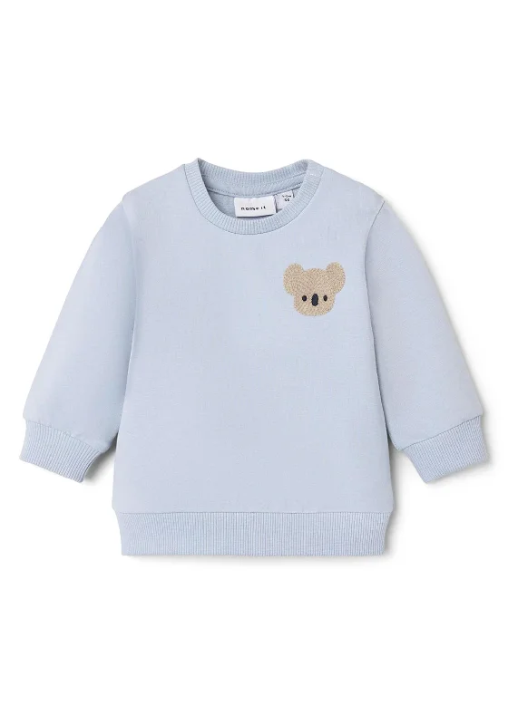 Winter Knit TopsName It Baby Boy Banus Long Sleeve Sweater, Zen Blue