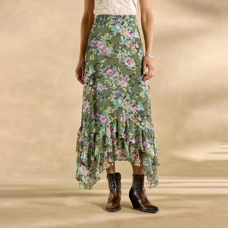 Champs De Fleur Skirt, PetiteVintage Skirt