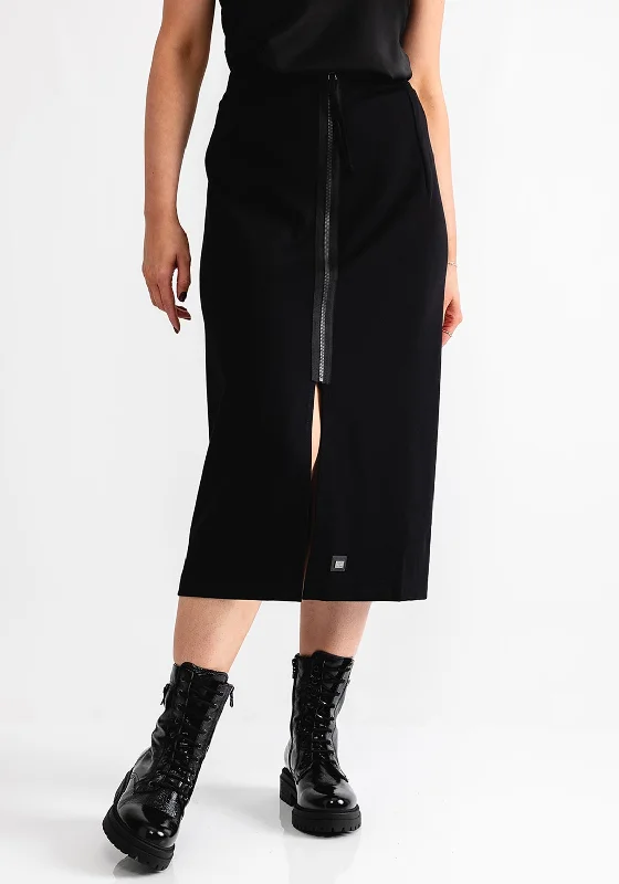 Naya Zip Front A-Line Skirt, BlackGolf Skirt