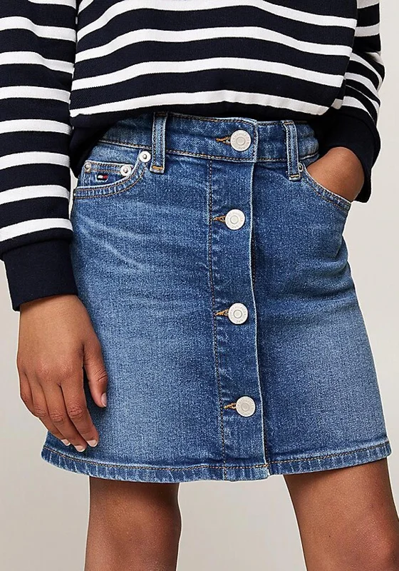 Tommy Hilfiger Girls Denim Skirt, BlueBusiness Skirt