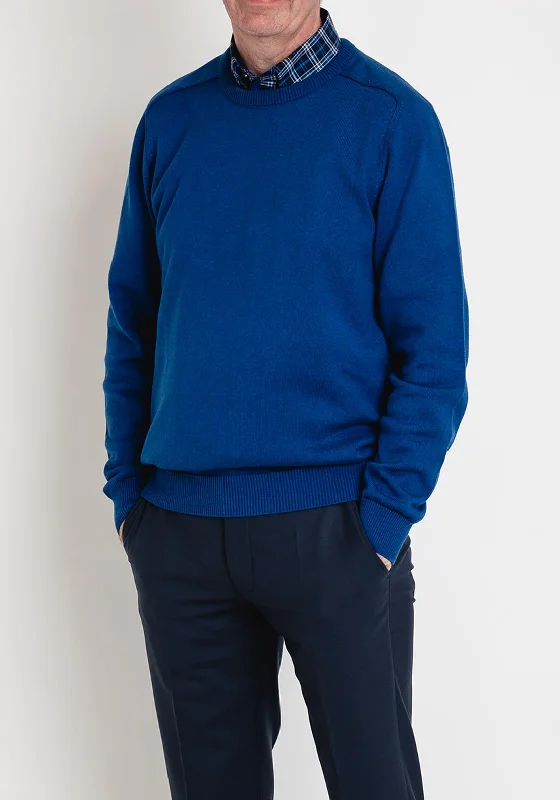 Cultural Knit TopsDaniel Grahame O Neck Sweater, Dark Blue