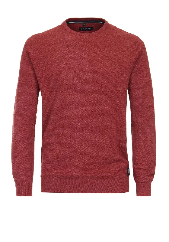 Spring Knit TopsCasa Moda Textured Knit Sweater, Roan Rouge