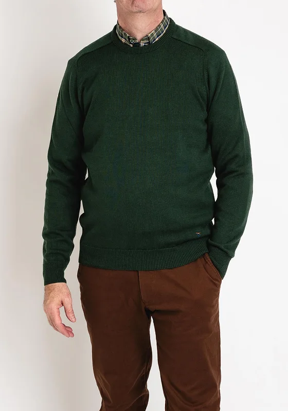 Spring Knit TopsDaniel Grahame O Neck Sweater, Green