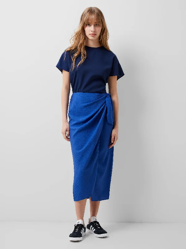 Faron Drape Midi SkirtRetro Skirt