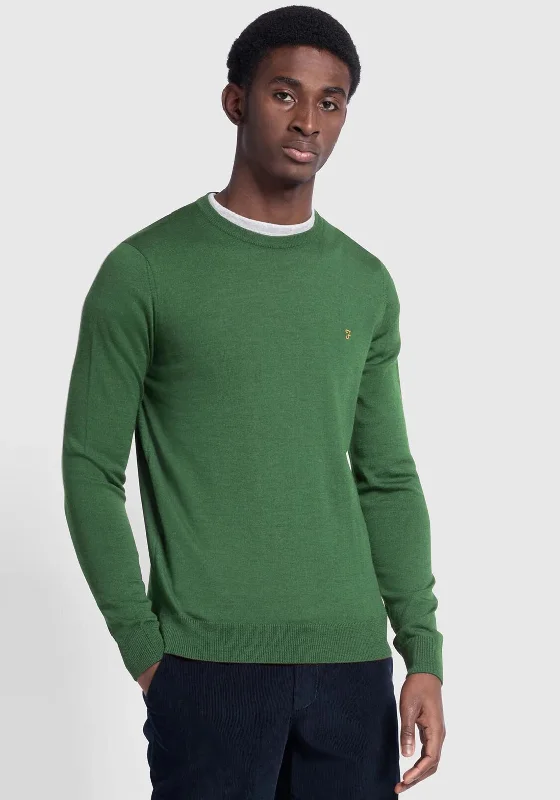 Hemp Knit TopsFarah Mullen Merino Wool Sweater, Wreath Green