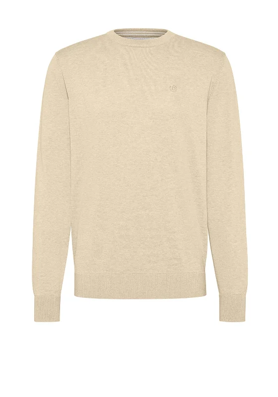 Urban Knit TopsBugatti Crew Neck Sweater, Sand