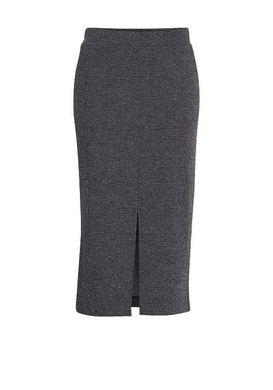 b.young Rowan Midi Pencil Skirt, BlackLayered Skirt