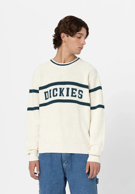 Hip-Hop Knit TopsDickies Melvern Oversized Sweater, Ecru