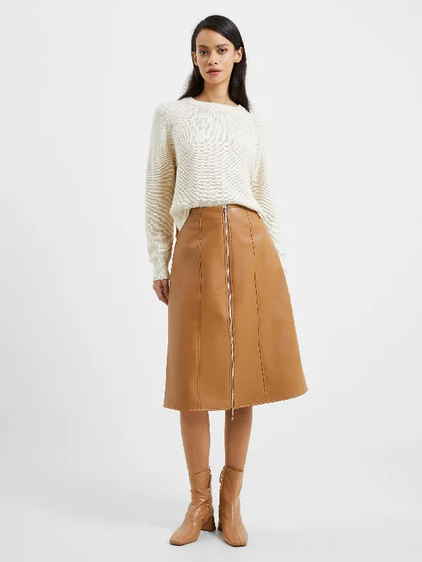 Claudia PU Midi SkirtWrap-around Skirt