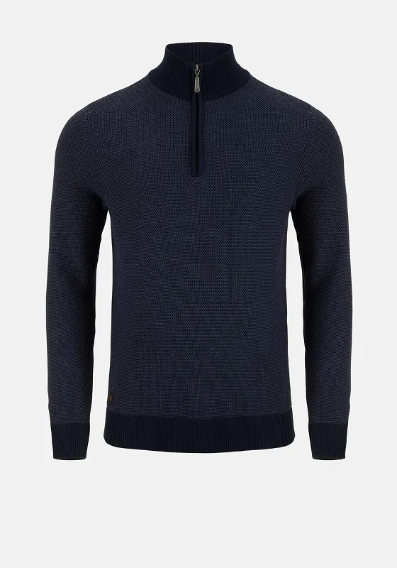 Hunting Knit Tops6th Sense Jimmy Quarter Zip Sweater, Night Shadow