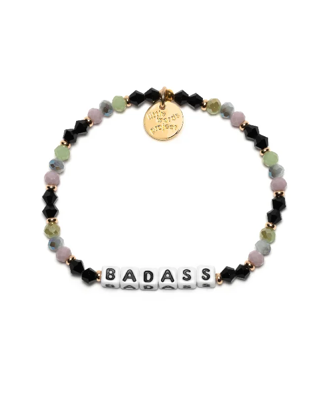 Mesh Panel BraLittle Words Project Badass Bracelet