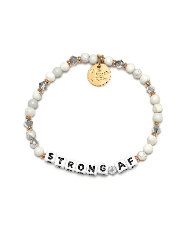 Sweetheart BraLittle Words Project Strong AF Bracelet