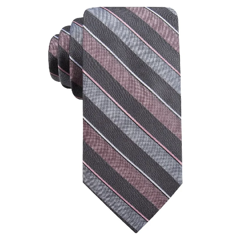 Heavily Padded BraRyan Seacrest Distinction Men's Bragg Slim Stripe Tie Pink Size Regular