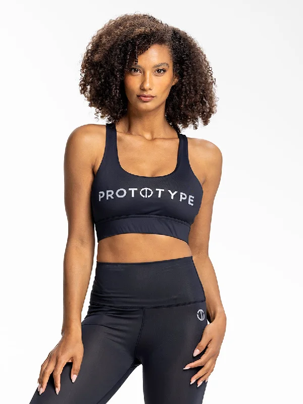 Full-cup BraReflective Logo Racerback Bra