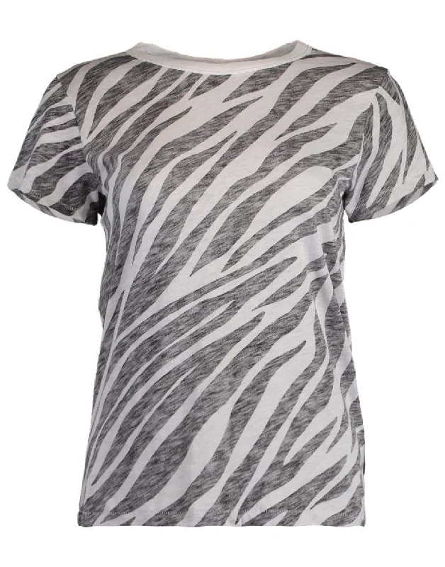 Strapless BraAll Over Zebra Tee