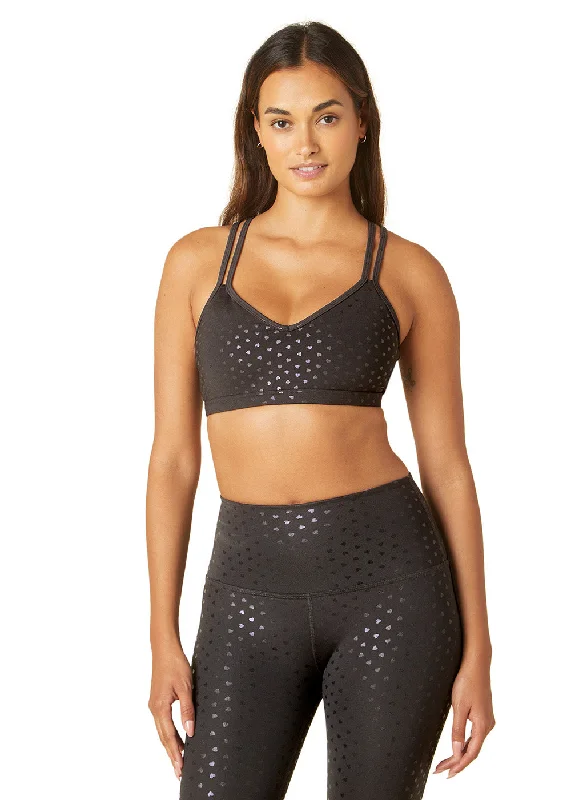 Triangle BraBeyond Yoga Hearts PowerShine Double Back Bra