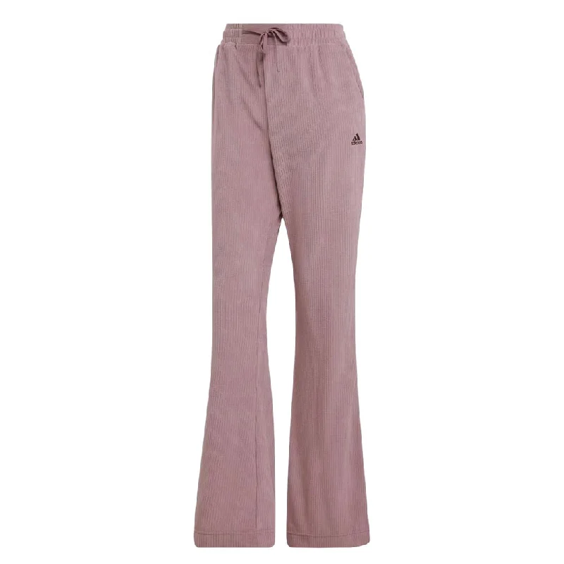 adidas - Women's Hyperglam Rib Velour Flared Leg Pant (IB3617)Utility Pants