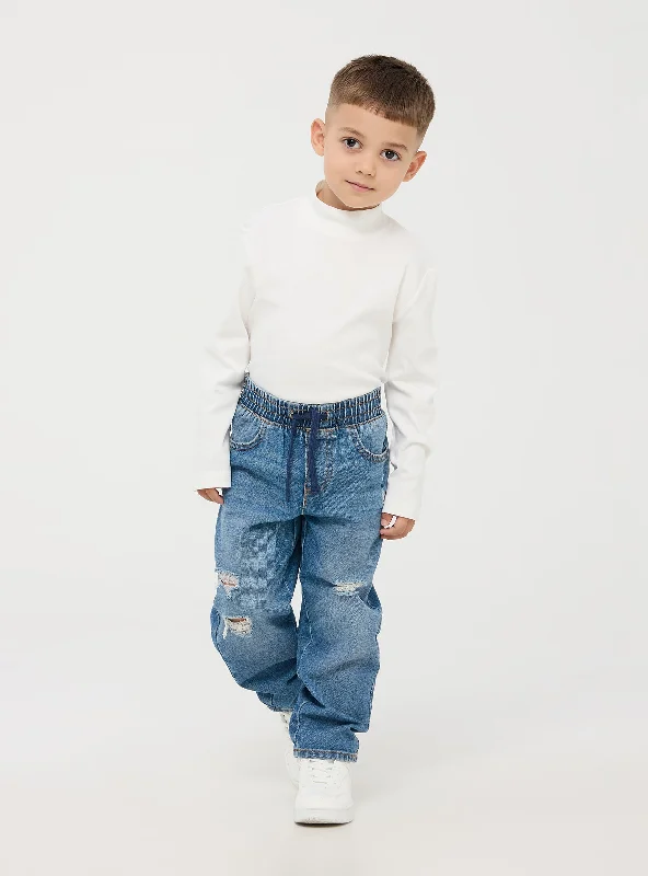 Infant boy's Long pants jeansInsulated Pants