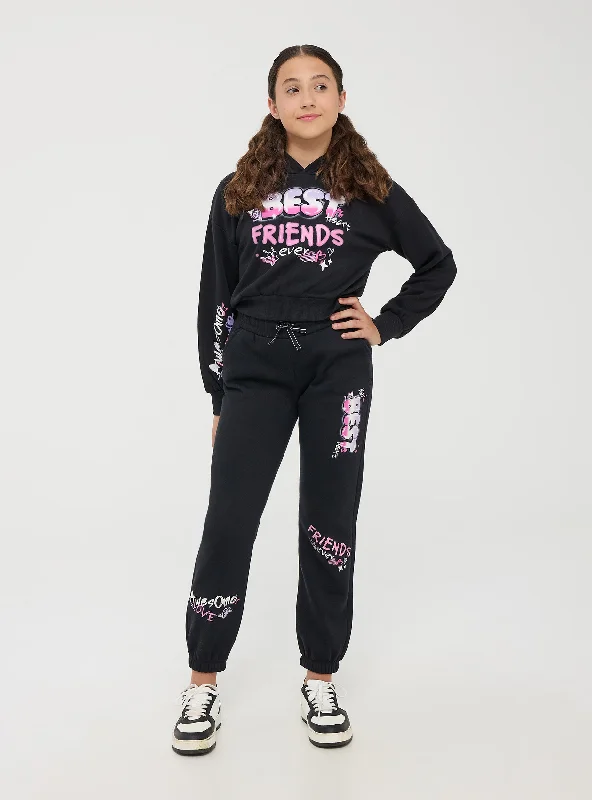 Girl's Full-length gym pantsPlaid Pants