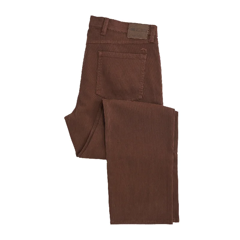 Bedford Five Pocket Pant - Chicory CoffeePleated Pants