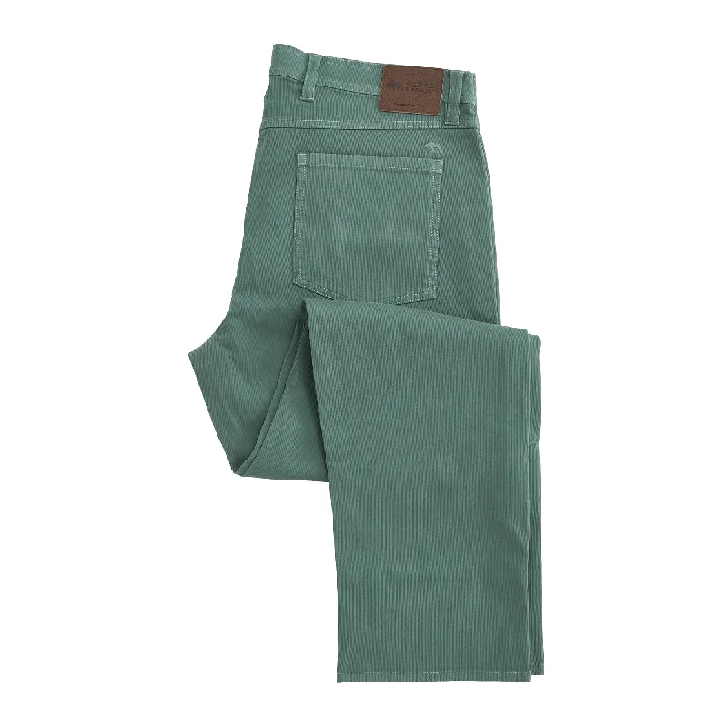 Bedford Five Pocket Pant - Dark ForestWide-leg