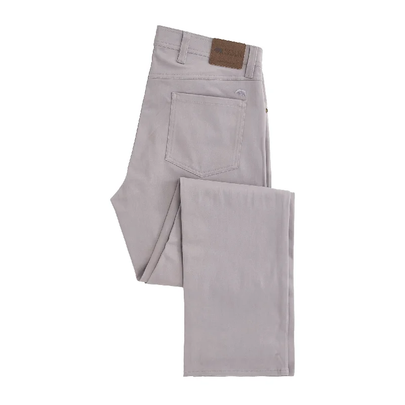 Classic Five Pocket Pant Steel GreyDress Pants