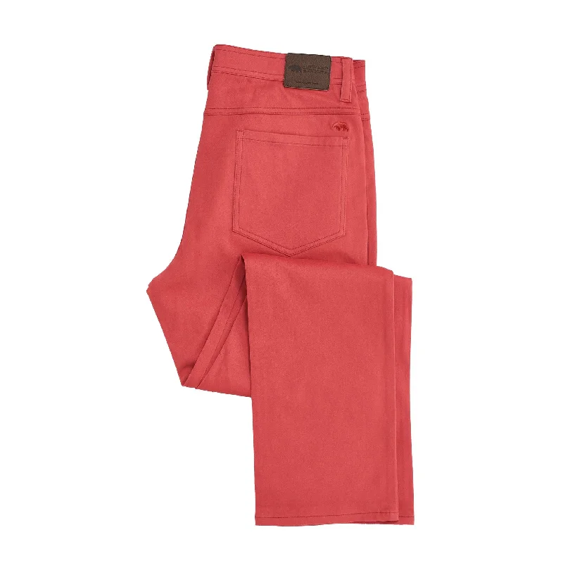 Flex Five Pocket Stretch Pant- Mineral RedTrack Pants