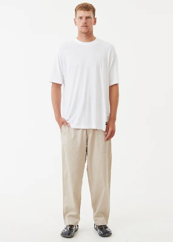 AFENDS Mens Chess Club - Relaxed Pants - CementShorts